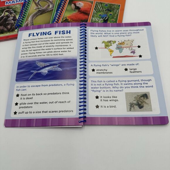 Encyclopedia Britannica Kids Quiz It Pen Set Wildlife Animals Q&A (4 Books) - Picture 7 of 16